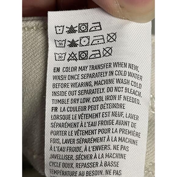 American Eagle Outfitters Shorts Womens 6 Beige Super Stretch Midi 5 Pocket - Picture 13 of 14